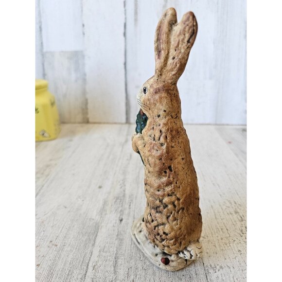 Walnut ridge kathi rabbit bunny carrots Easter decor 1995 lorance bejma Shabby c - Picture 4 of 9